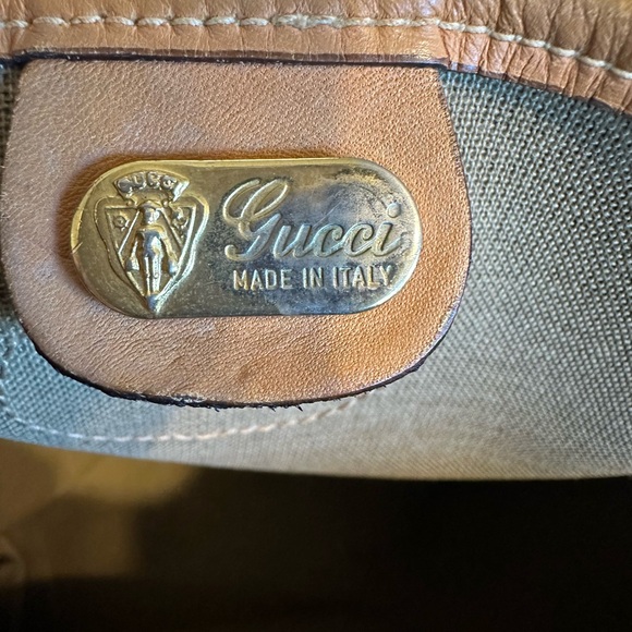 Authentic Vintage Gucci Interlocking GG Monogram Sherry Web Shopper Tote Bag - Picture 13 of 14